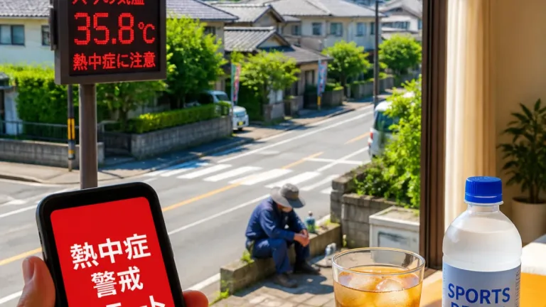 熊本県に27日『熱中症警戒アラート』発表 屋内での冷房・こまめな水分補給を
