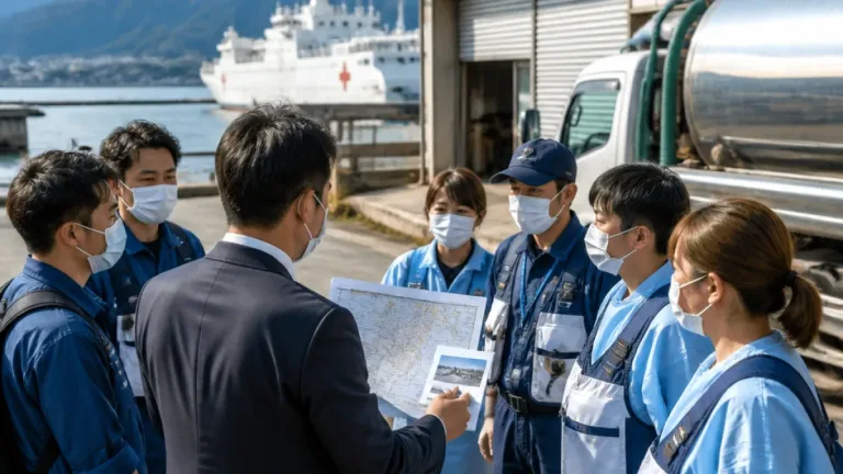 熊本地震被災地で日本医師会長が支援継続を表明