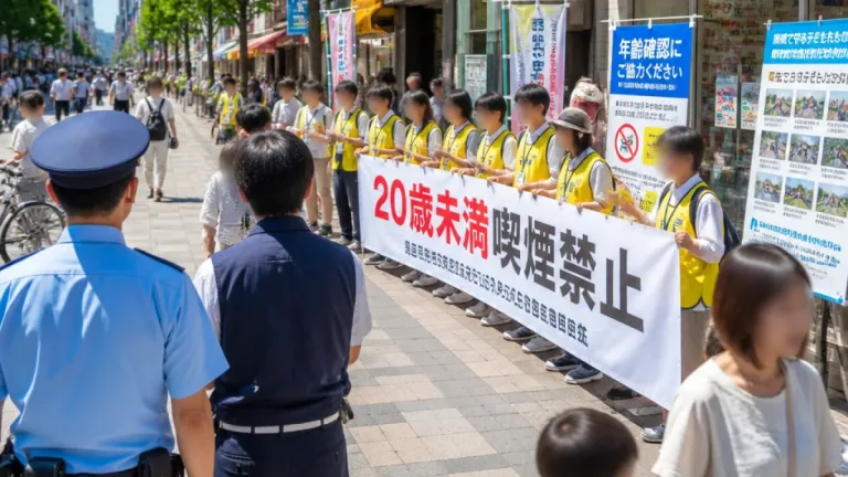 夏休み前に若年層の喫煙防止を強化 熊本市で啓発キャンペーン
