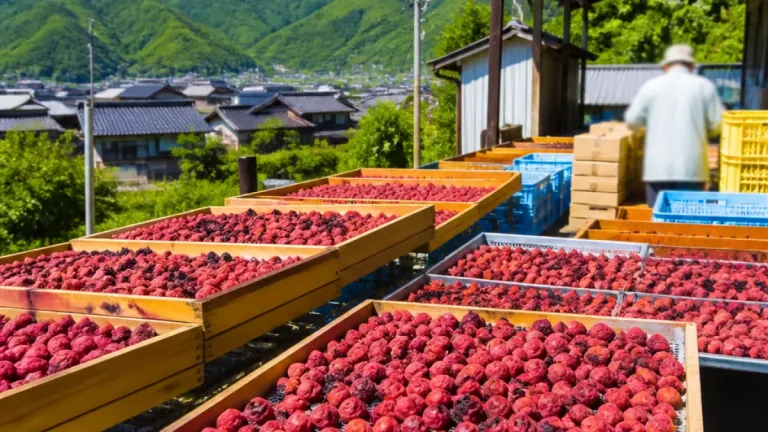 熊野で梅干し最盛期 天日干し順調、出荷と直売に期待