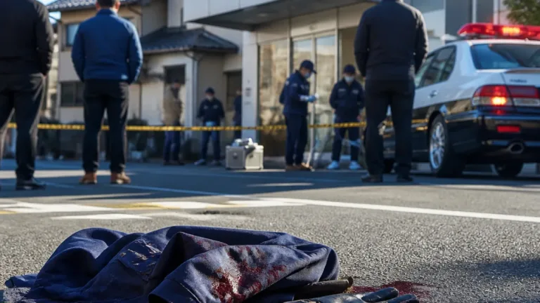 倉敷の会社敷地で男性刺され死亡 おいを確保
