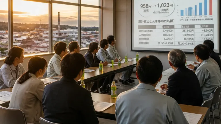 倉敷の雇用・家計に直結する最低賃金改定の詰め議論