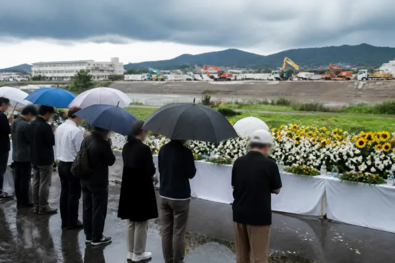 倉敷で西日本豪雨８年 犠牲者を悼み教訓の継承を誓う