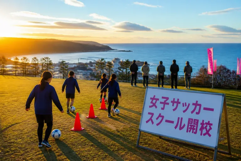 黒潮町発、女子サッカースクール開校へ