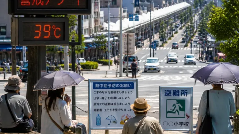 久留米で39度予想 熱中症警戒アラート発表