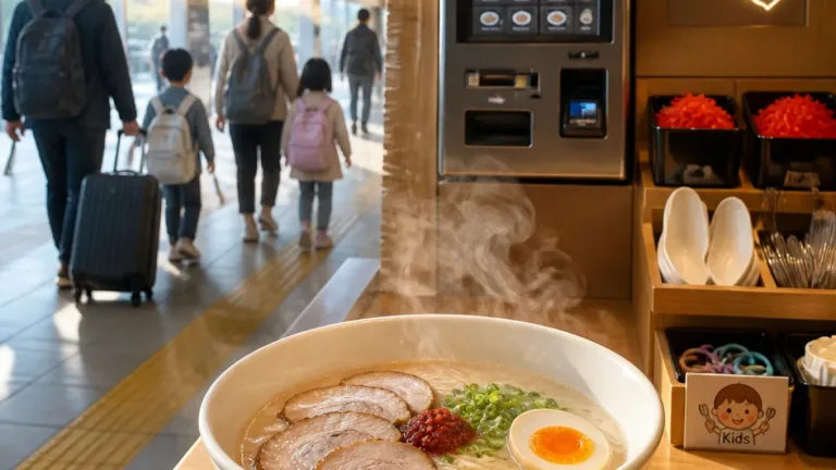 久留米からも立ち寄りやすい博多駅で朝九時から豚骨一杯を堪能