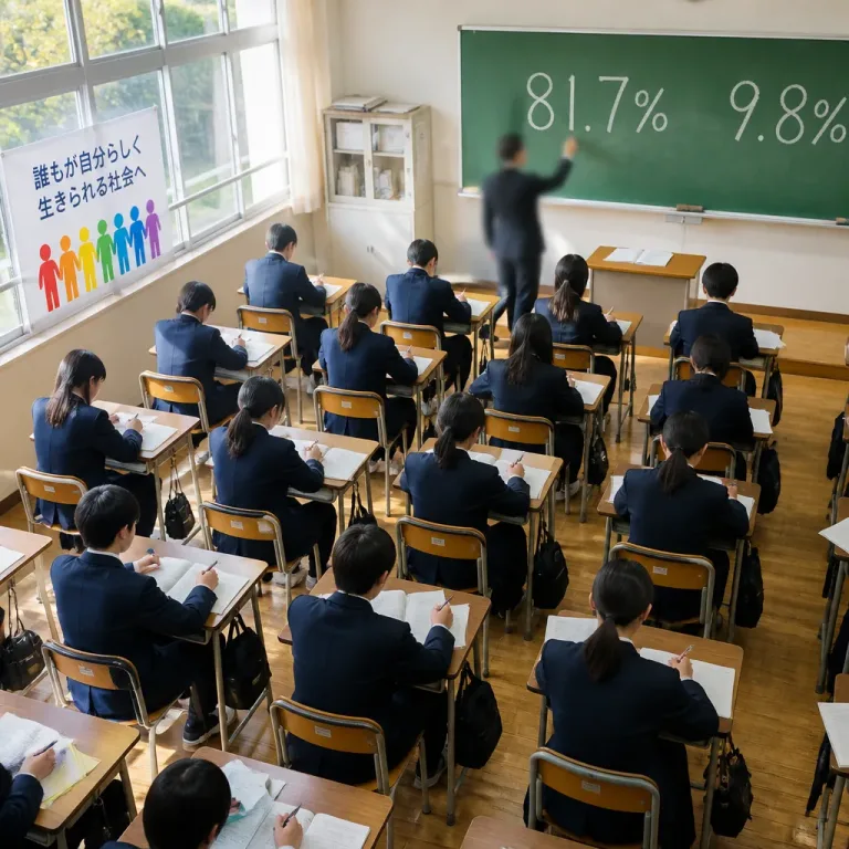 約8割が学校で性の多様性の教育を支持、現場の実施は1割未満