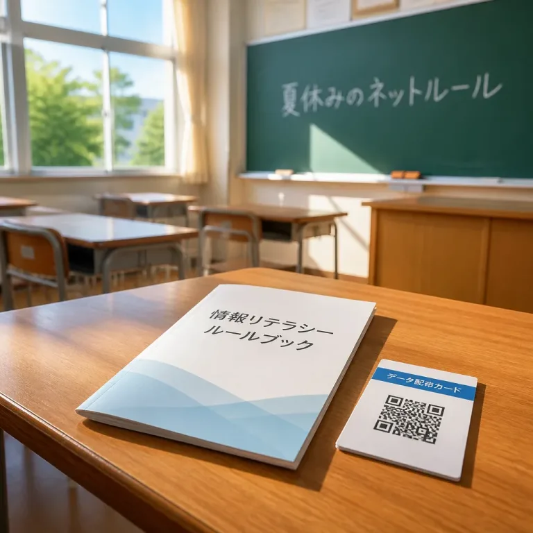 夏休み前に配布 地域が作ったSNSトラブル防止の教材とは