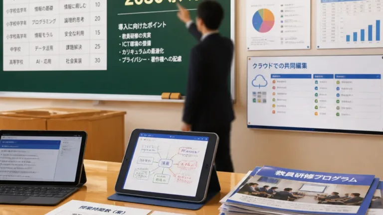 AI時代の情報教育をどう組み立てるか──授業時間と指導力整備が焦点に