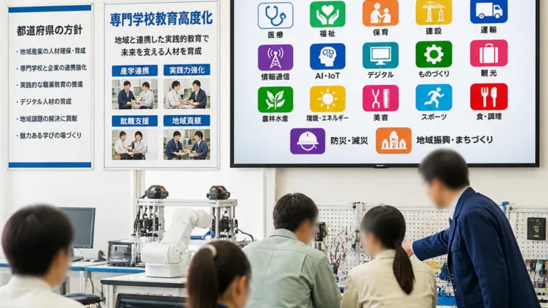 専門学校を活用した職業人材育成に102億円要求へ