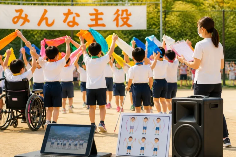 「全員が主役」にする運動会の新種目、大学とパラサポが共同で創出