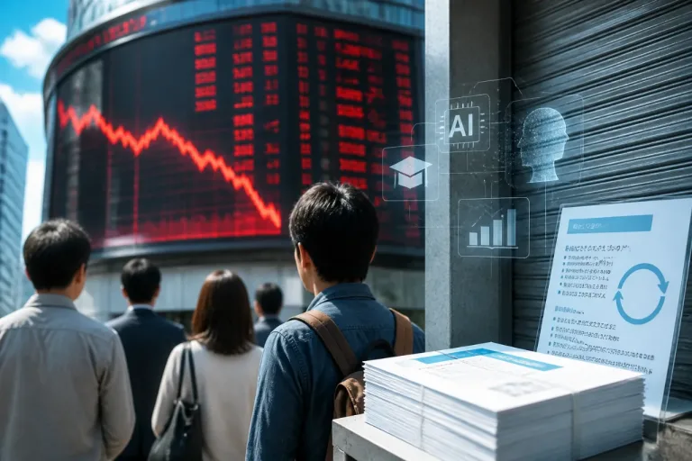 中公教育、株価急落とAI転換の「起死回生」なるか