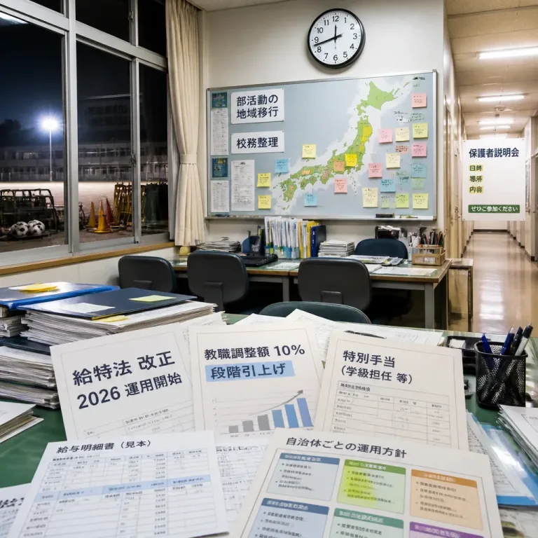 給特法見直しの行方と教員不足の根因—明治から続く構造に光