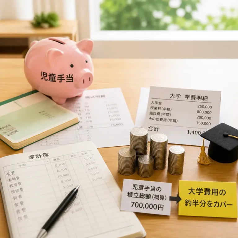 児童手当を「貯めるだけ」で大学費用の半分を賄える現実と手続きの実務