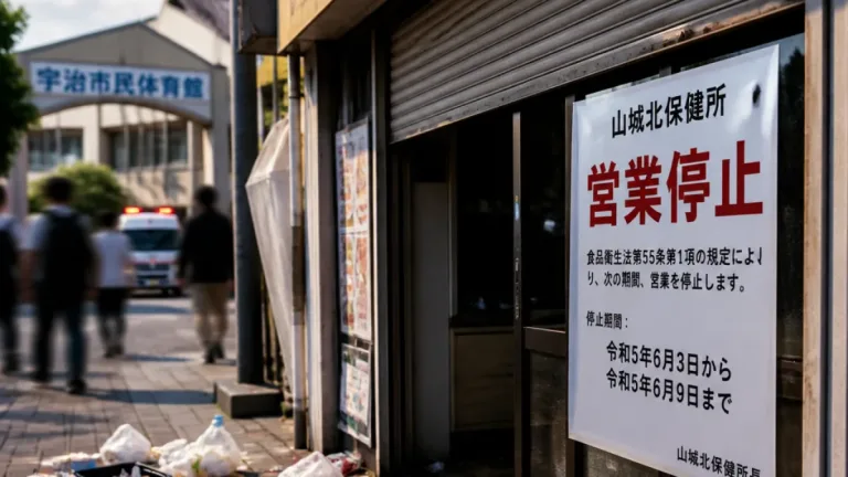 京都でバスケット大会の弁当、集団食中毒で店に営業停止