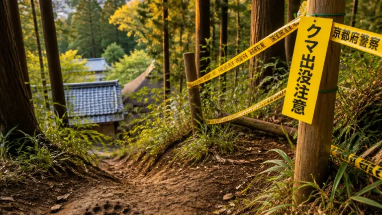 京都・大文字山の登山道でクマ目撃 左京区の山域で警戒を