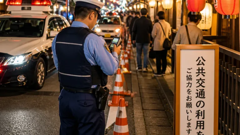 京都の暮らしに直結する警告 改正法で飲酒数値基準が適用され逮捕