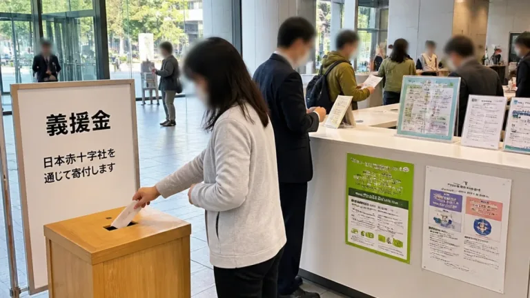 府・市が庁舎に義援金箱を設置 熊本地震の支援へ