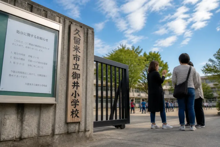 小学校教諭が無銭飲食で懲戒免職、保護者の信頼回復が課題に