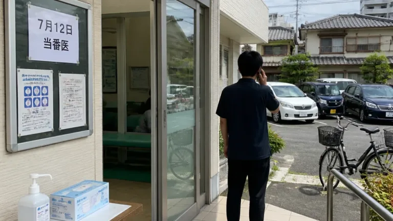休日当番医を受診する前に確認すべきこと