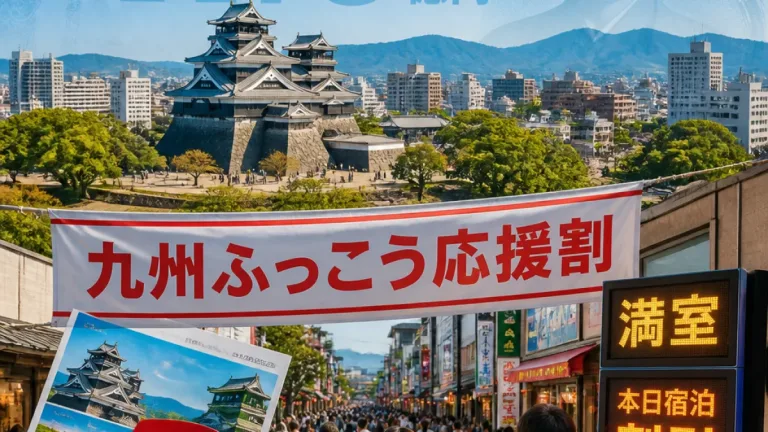 観光割「九州ふっこう応援割」10月開始 熊本支援に大規模予備費