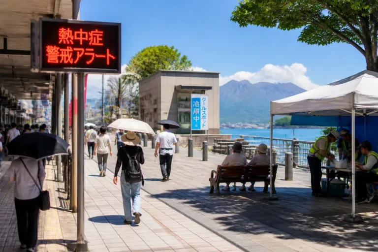 九州の猛暑で熱中症警戒、鹿児島もアラート発表 屋外活動は厳重警戒を