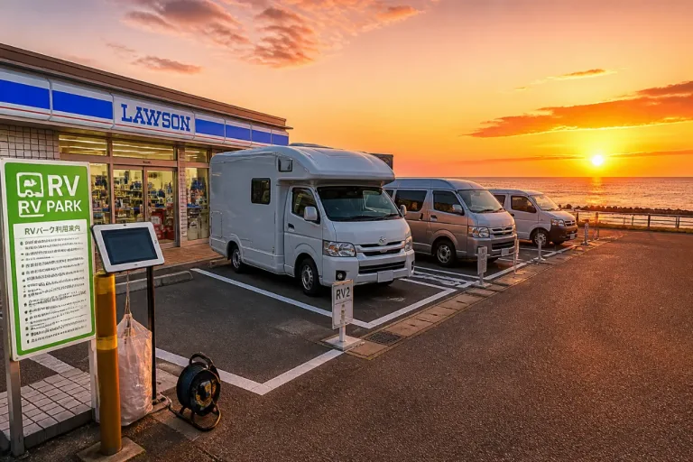 ローソンの車中泊「RVパーク」、千葉内10店含む27店舗で展開拡大