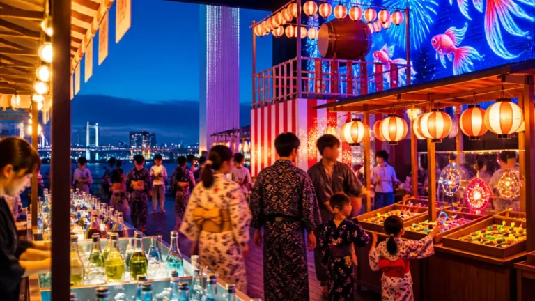 屋内で楽しむ新感覚の夏祭り、デックス東京ビーチに登場