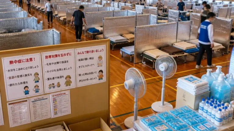 前橋住民に影響、避難所での熱中症・防寒対策を強化へ