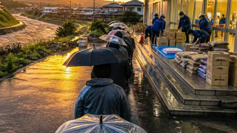 前橋で自主避難所を開設 連日の大雨で土砂災害に警戒