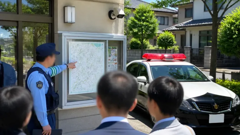 前橋の交番を外国警察幹部が視察 運用と地域連携学ぶ