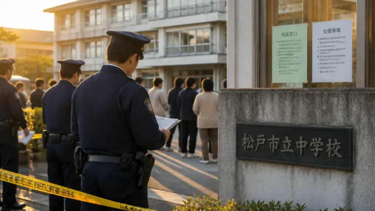 松戸の市立中教諭を逮捕 元教え子への不同意わいせつ疑い