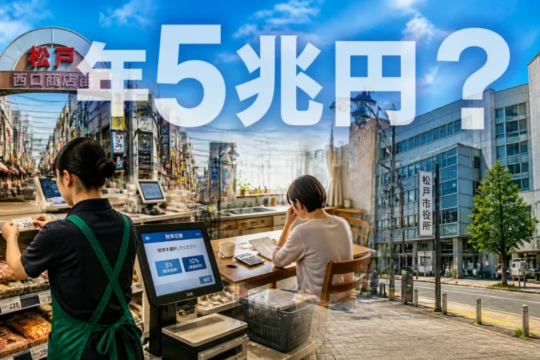 松戸の家計と事業者に影響、消費減税の財源提示を求める声