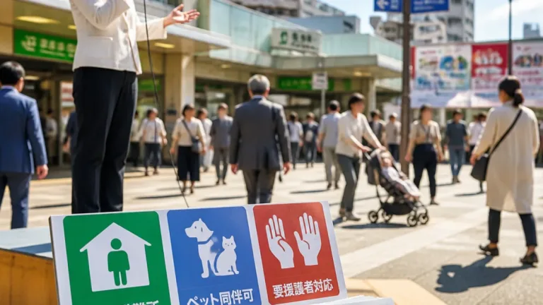 松戸駅での街頭活動から見えた防災と子育て視点の訴え