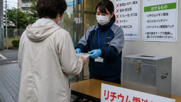 松戸で家庭のリチウム電池を無料回収 火災防止と資源循環へ