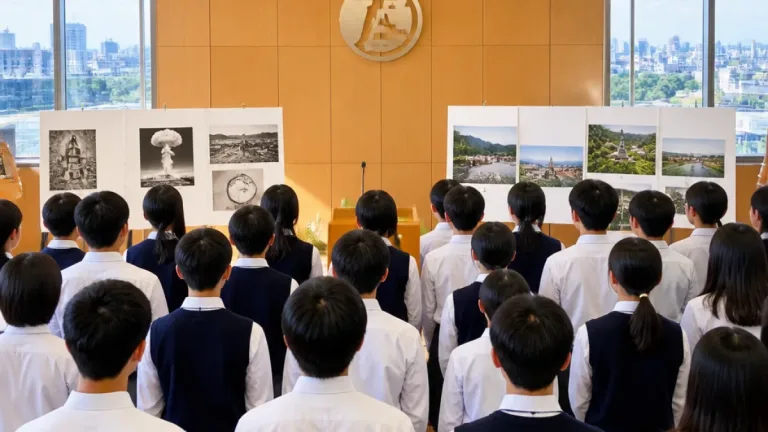 松戸の中学生が平和大使として長崎派遣 報告会で学びを地域へ