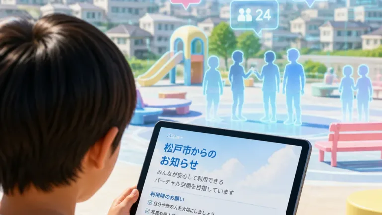 松戸の市版メタバースで子どもの居場所事業を本格運用へ