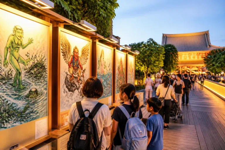 松戸で博物館の出張企画、妖怪をテーマに夏の納涼学習