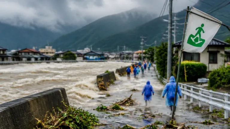 松本市に大雨警報（レベル3）発表 住民は早めの安全確保を