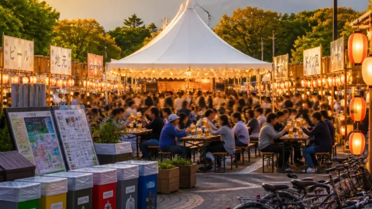 松本・花時計公園で「サマーフェスト」開幕 地元とドイツのビール楽しむ