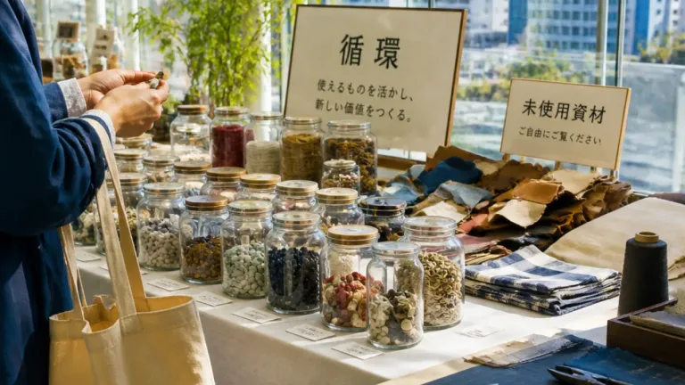 松本で手芸資材の循環イベント 使わない材料を次の担い手へ