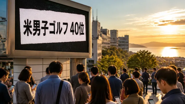 松山、米男子ゴルフで「４０位」と報道 地元への影響と今後の注目点