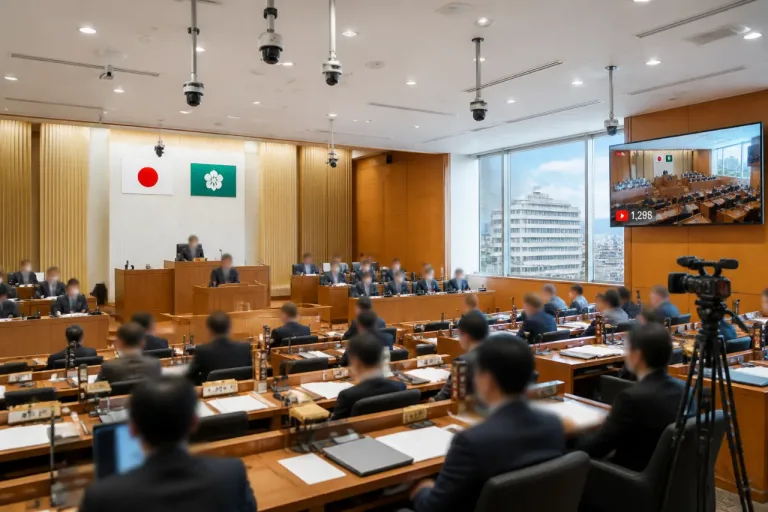 松山議会が常任委をユーチューブで生配信 傍聴機会拡大へ