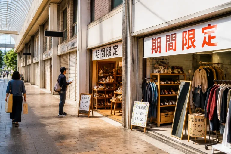 松山・銀天街に期間限定チャレンジショップ 空き店舗活用で集客狙う