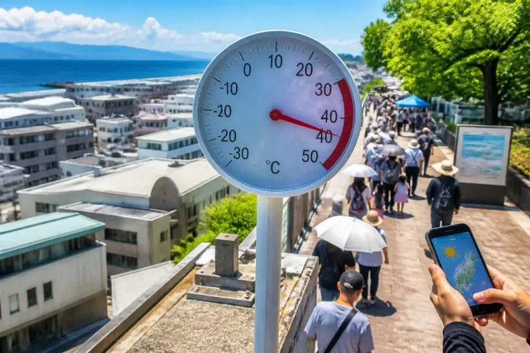 松山で今年最高気温更新 県内6地点が真夏日、熱中症対策を強化