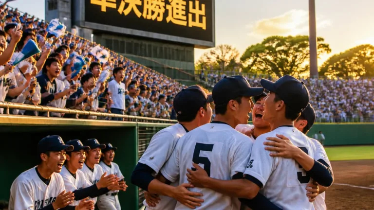 明大八王子、準決勝進出 八王子に広がる緊迫と期待
