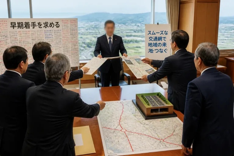 名神名阪連絡道路の早期着手へ支援要請、沿線自治体が三重県に要望