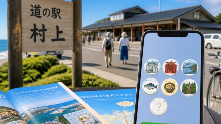 道の駅を巡り特産品が当たるデジタルスタンプラリーを村上岩船と置賜で実施