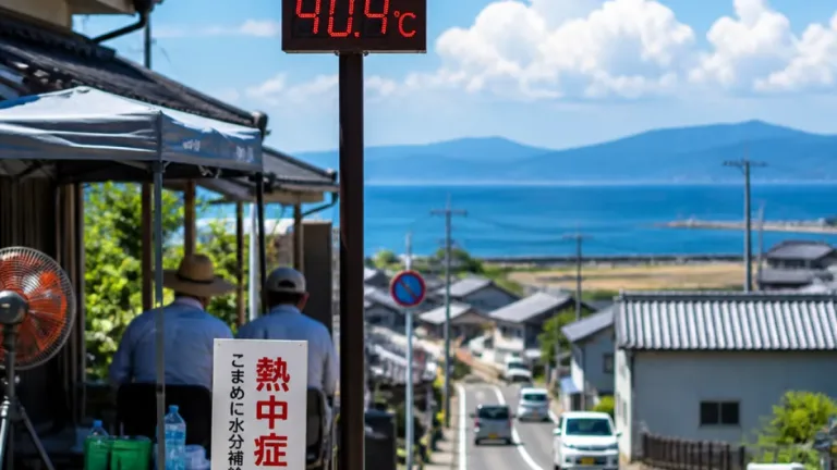 三重で最高40.4℃ 連続酷暑日に住民生活に緊張