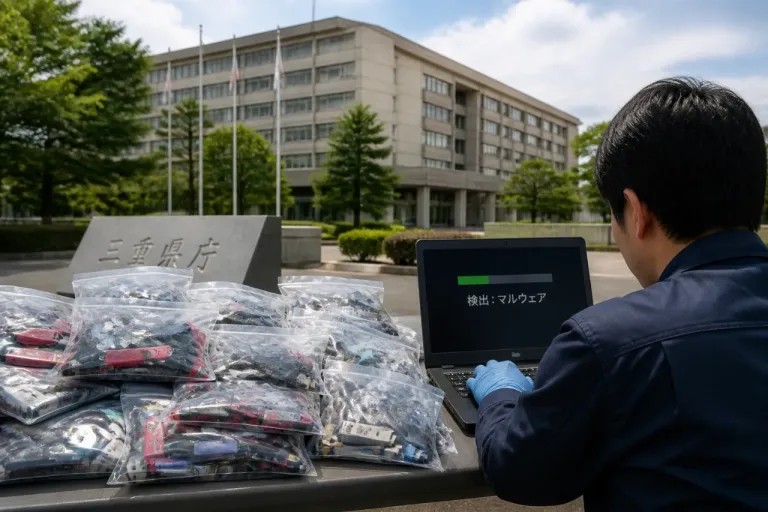 県庁のUSB47個でマルウェア検知 知事はセキュリティ見直しを表明